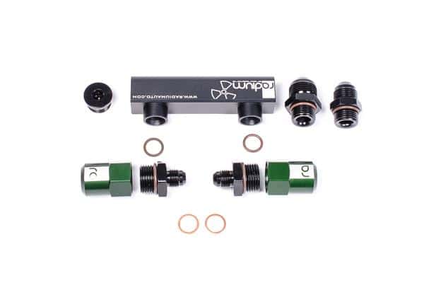 Radium Engineering — Radium Engineering Bosch Pumps 4 Port Manifold Reuses Check Valves - Universal - view 1