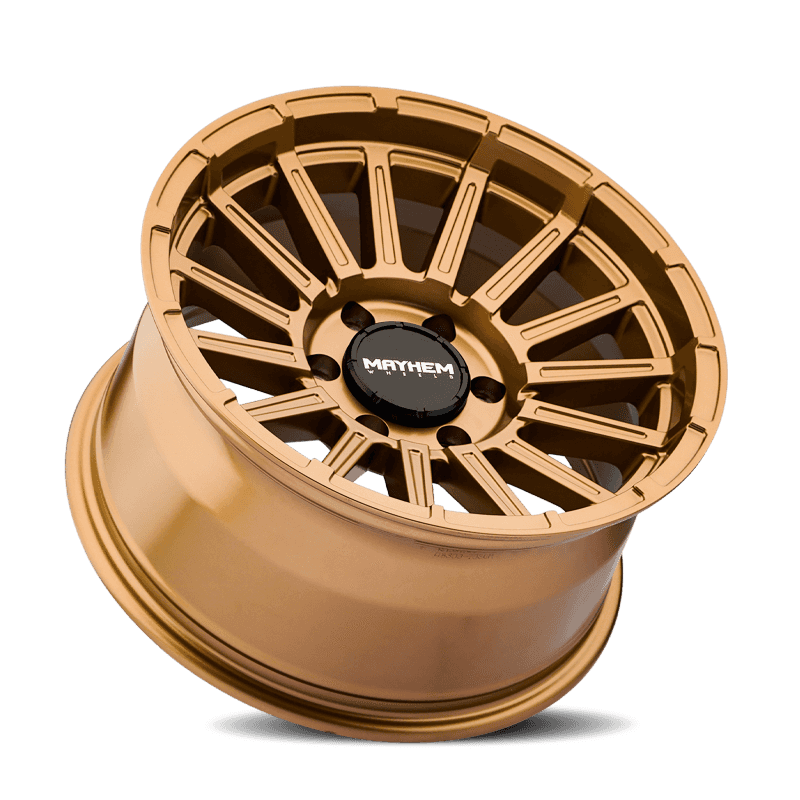 Mayhem — Mayhem 8309 Granite 17x9 / 5x127 BP / 0mm Offset / 78.1mm Hub Matte Bronze
MAYHEM 8309 - view 4