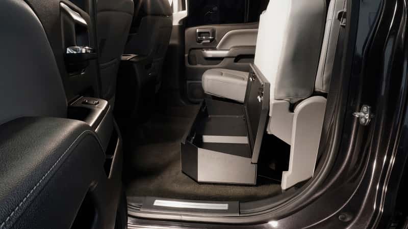 Tuffy Products — Tuffy Underseat Lockbox 2/3 Length W/ Keyed Lock For Chevrolet Silverado & Gmc Sierra
Lockbox - view 24
