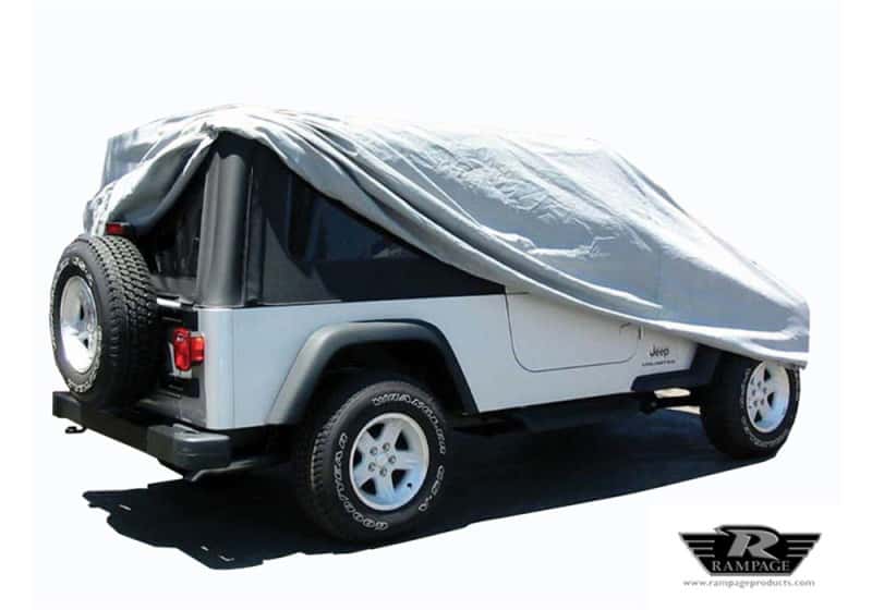 Rampage — Rampage 2004-2006 Jeep Wrangler(TJ) LJ Unlimited Car Cover - Grey
Car Cover - view 1