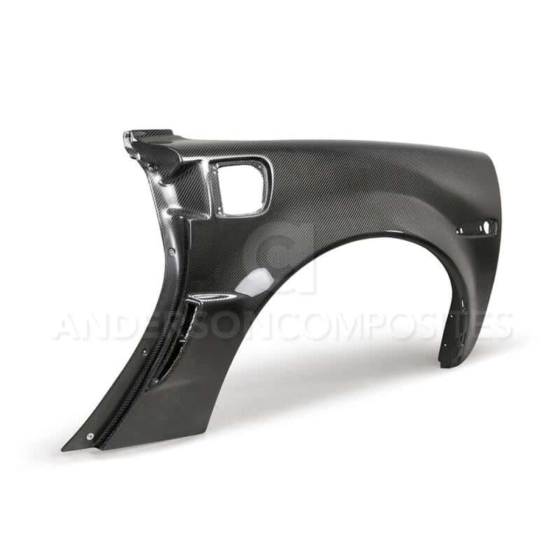 Anderson Composites — Anderson Composites 05-13 Chevrolet Corvette C6 Type-ZR1 Carbon Fiber Rear Fenders - view 3