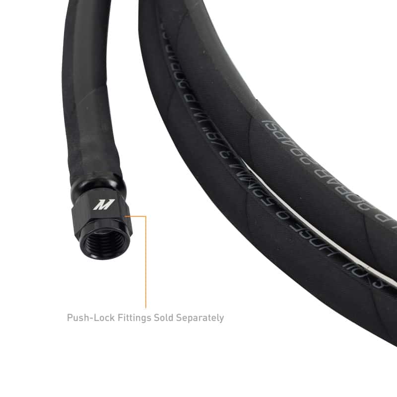 Mishimoto — Mishimoto Push Lock Hose, Black, -6AN, 240in Length
Push-Lock Hose - view 4