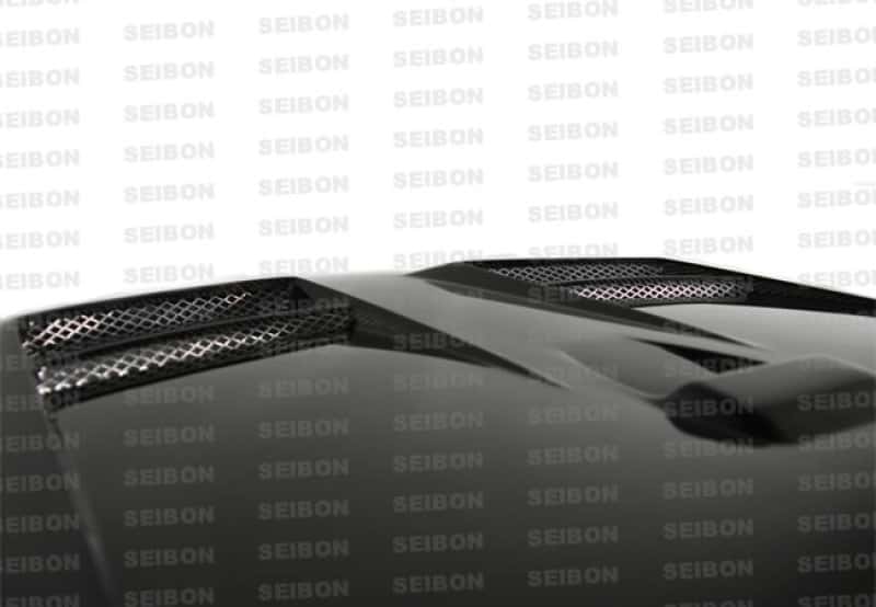 Seibon — Seibon 08-09 Mitsubishi Lancer (CYA4/5A) DV Style Carbon Fiber Hood - view 4
