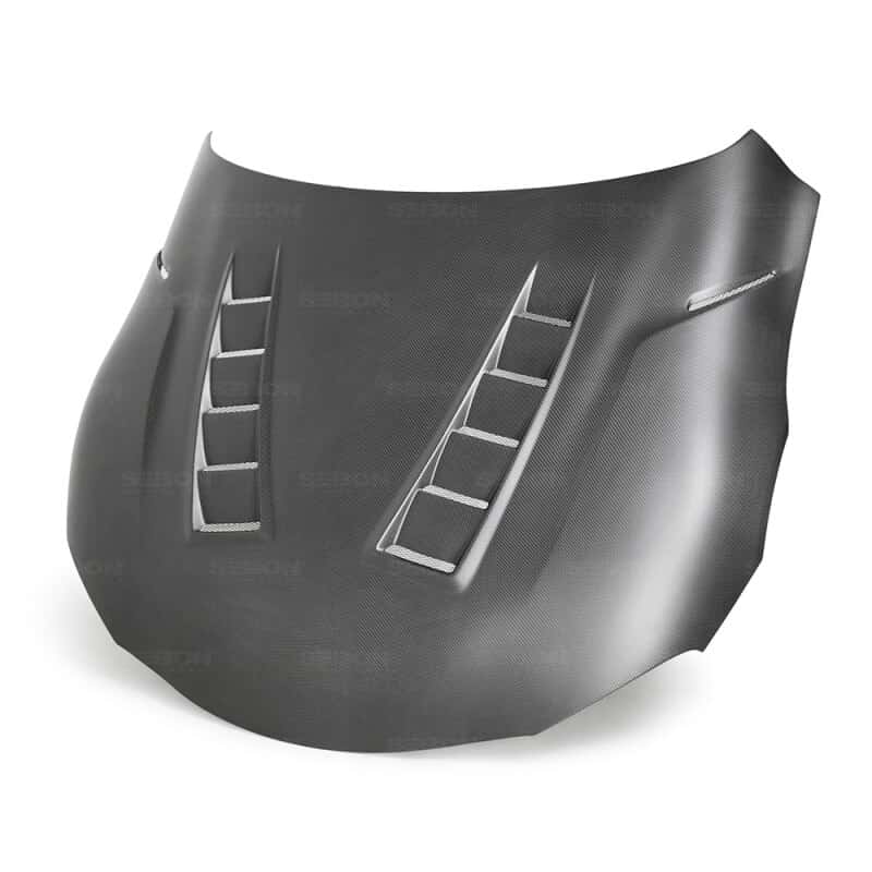 Seibon — Seibon 2020 Toyota GR Supra TS-Style Dry Carbon Fiber Hood - view 1