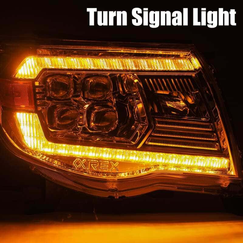 AlphaRex — AlphaRex 05-11 Toyota Tacoma NOVA LED Projector Headlights Plank Style Alpha Black w/Actv Light/DRL
Projector Headlights - view 5