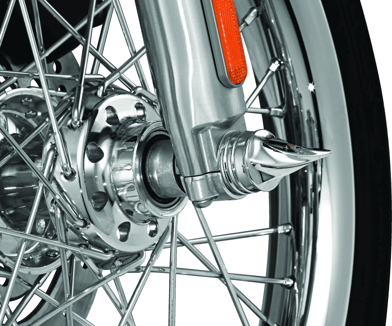 Kuryakyn — Kuryakyn Twisted Axle Caps Chrome - view 2