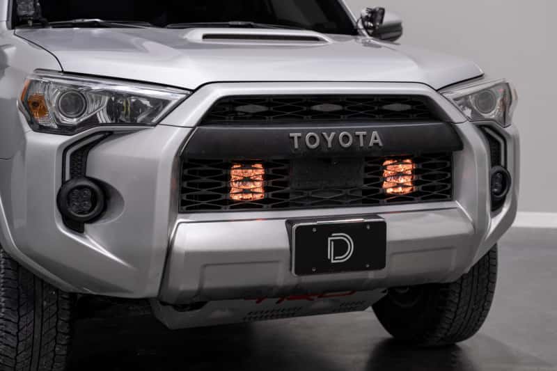Diode Dynamics — Diode Dynamics 14-23 Toyota 4Runner SS5 Stealth Grille LED 4-Pod Kit Sport - White Combo - view 3