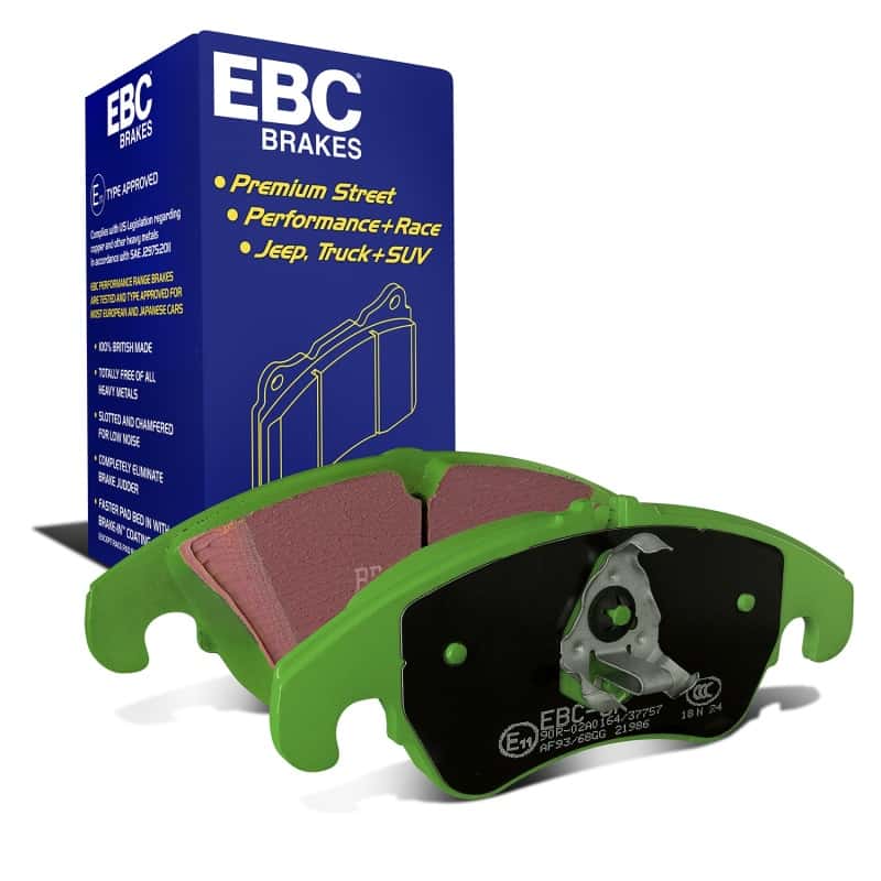 EBC — EBC 09-11 Audi A4 2.0 Turbo Greenstuff Front Brake Pads
Disc Brake Pad - view 1