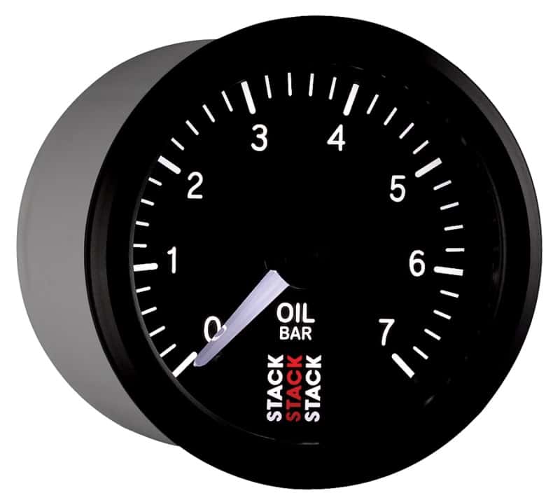 AutoMeter — Autometer Stack 52mm 0-7 Bar M10 Male Pro Stepper Motor Oil Pressure Gauge - Black
Ga OP ProStpr B 7Bar - view 6