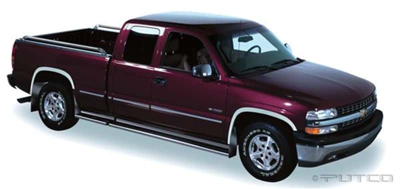 Putco — Putco 88-98 Chevrolet CK / Silverado (Incl Sportside) - Full w/o Flares Stainless Steel Fender Trim
Wheel Arch Trim Set - view 1