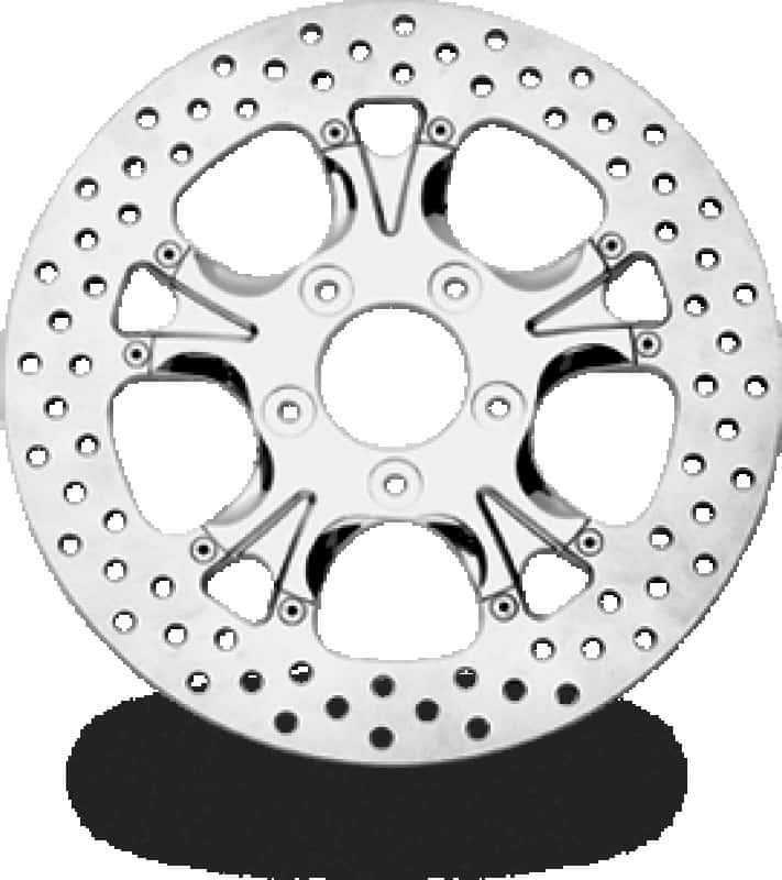 Performance Machine — Performance Machine Disc/Carr 11.8in Gatlin Front Left - Chrome - view 2