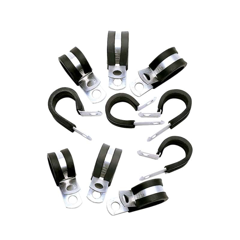 Russell — Russell Performance Cushion Clamps - Holds -4 AN Hose (10 pcs.)
Tubing Clamp - view 2