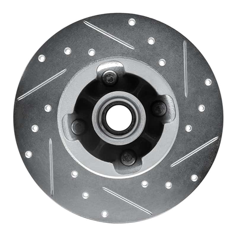 R1 Concepts — R1 1978-1987 Chevrolet CHEVETTE Front Left Drilled & Slotted Silver Brake Rotor
R1 Brake Rotor Drill - view 5