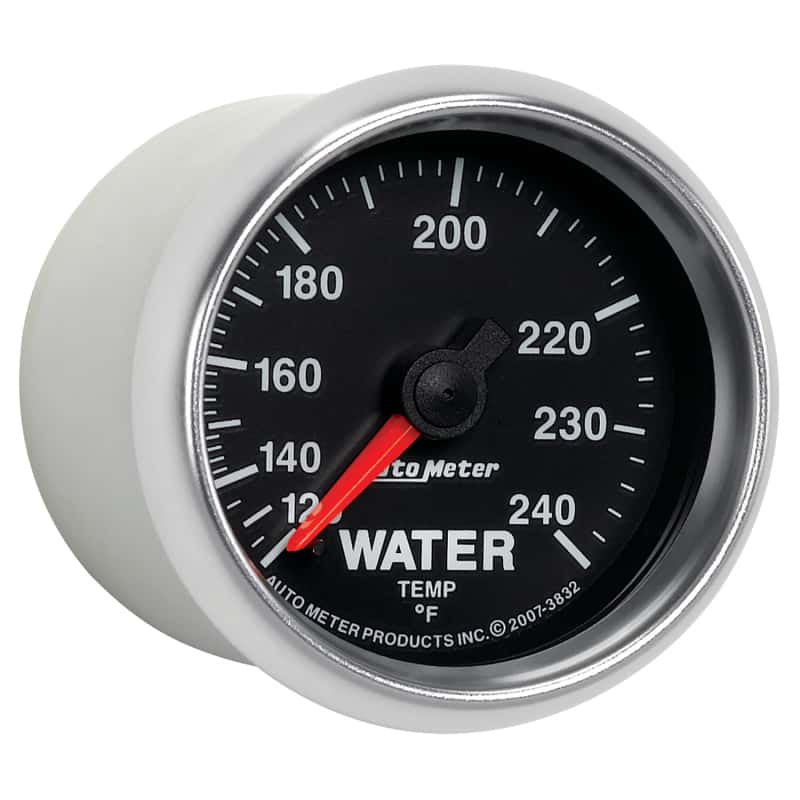 AutoMeter — Autometer GS 52mm 120-240 Deg F Mechanical Water Temperature Gauge
2-1/16" WATER TEMP, - view 11