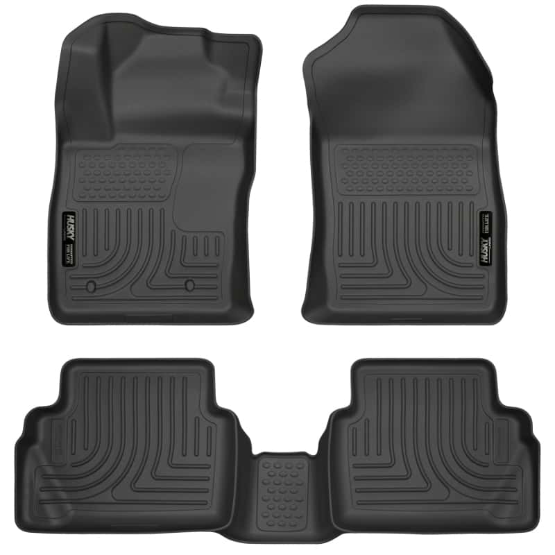 Husky Liners — Husky Liners 11-12 Ford Fiesta WeatherBeater Combo Black Floor Liners
Floor Liners - view 1