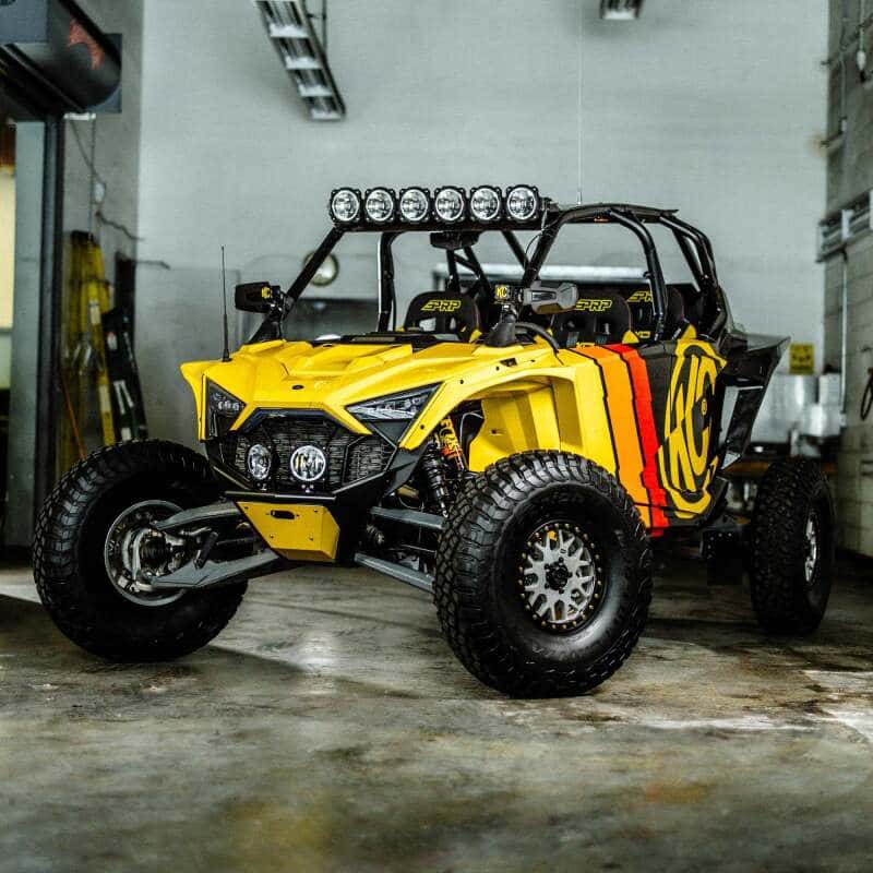 KC HiLiTES — KC HiLiTES 2020+ Polaris RZR Turbo R/Pro XP 39in. Pro6 Gravity LED 6-Light 120w Combo Beam - view 3