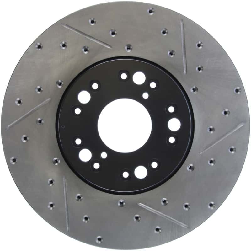 Stoptech — StopTech 93-05 Lexus GS300/GS350/GS400/GS430/GS450H / 00-05 Lexus IS300 / 93-94 Lexus LS400/LS430/L
Disc Brake Rotor
Slot/Drill Rotor - view 1