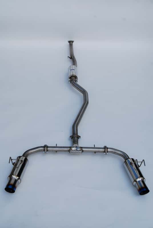Invidia — Invidia 2022+ Honda Civic Si (1.5T) 70mm N1 Cat Back Exhaust - Burnt TI Tips - view 4