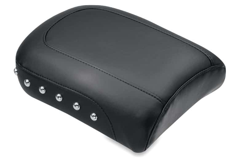 Mustang Motorcycle — Mustang 08-21 Harley Electra Glide,Rd Glide,Rd King,Str Glide Pass Seat(8.5wide) w/Studs - Black - view 1