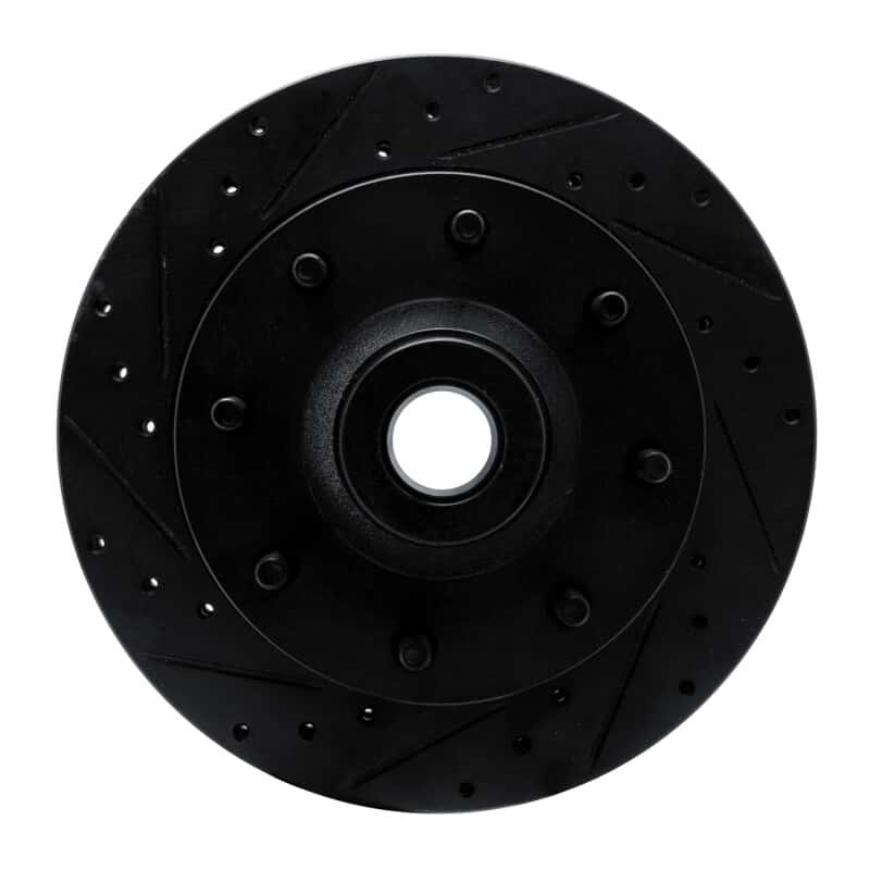 R1 Concepts — R1 78-97 Dodge B200 / B200 Van / B250 Front Left Drilled & Slotted Black Brake Rotor
R1 Brake Rotor Drill - view 1
