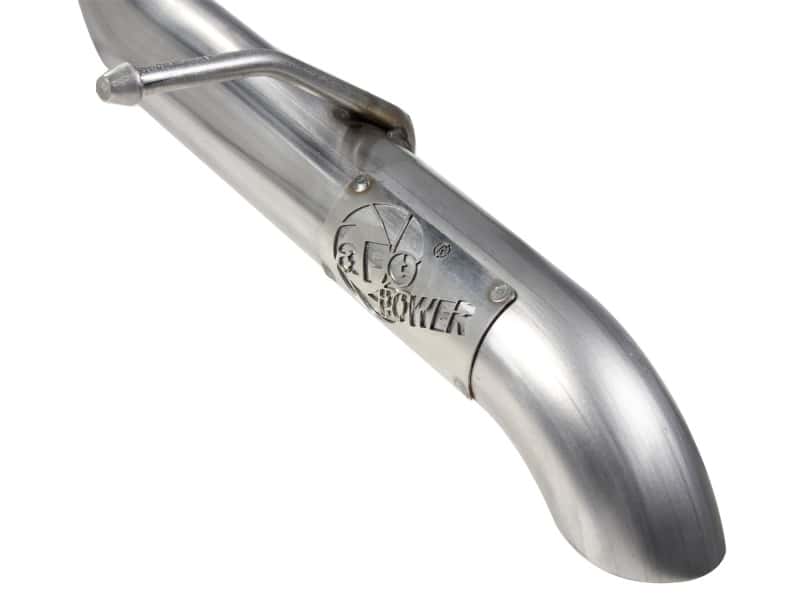 aFe — aFe MACHForce XP Exhaust Cat-Back 2.5in SS-409 Hi-Tuck 12-14 Jeep Wrangler Unlimited V6 3.6L 4Dr
Cat-Back Exhaust - view 6