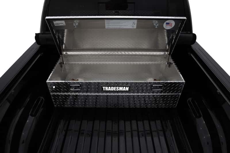 Tradesman — Tradesman Aluminum Flush Mount Truck Tool Box (48in.) - Brite - view 2