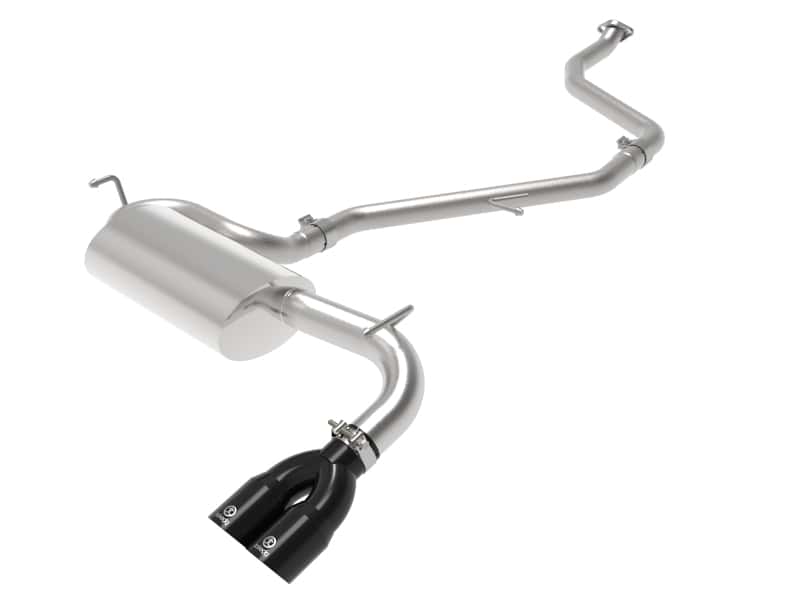 aFe — aFe POWER Takeda 2in to 2-1 304 SS Cat-Back Exhaust w/ Black Tips 11-17 Lexus CT200h 1.8L
Cat-Back Exhaust - view 1