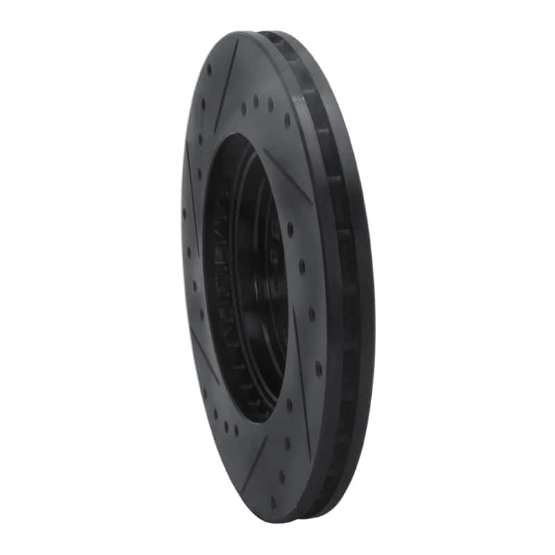 R1 Concepts — R1 91-04 Dodge STEALTH Front Right Drilled & Slotted Black Brake Rotor
R1 Brake Rotor Drill - view 4