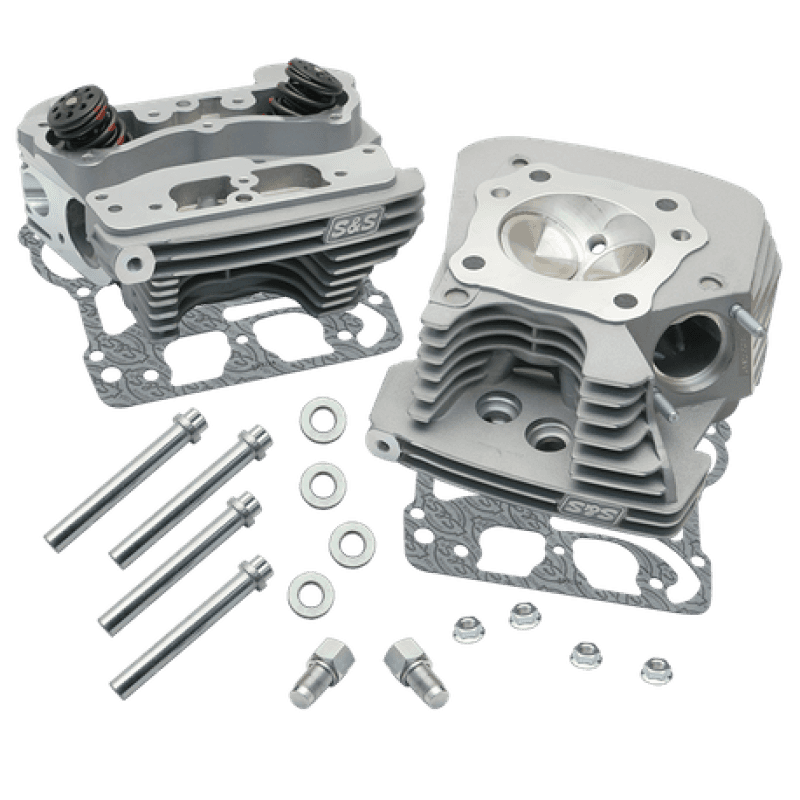 S&S Cycle — S&S Cycle 99-05 BT Super Stock 89cc Cylinder Head Kit - Silver - view 2