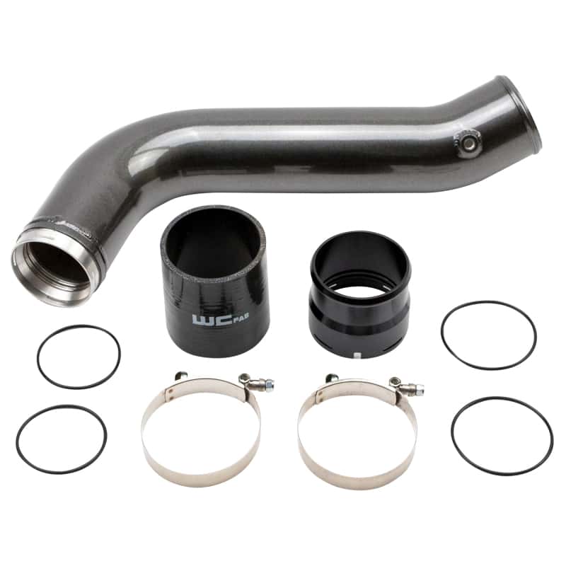 Wehrli — Wehrli 20-24 Chevrolet 6.6L L5P Duramax Passenger Side 3.5in Intercooler Pipe - Bengal Red
P IC Pipe 20-25 BR - view 2