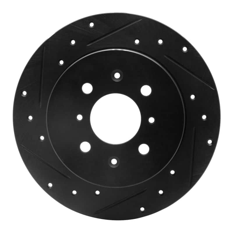 R1 Concepts — R1 01-05 Acura EL Rear Left Drilled & Slotted Black Brake Rotor
R1 Brake Rotor Drill - view 1