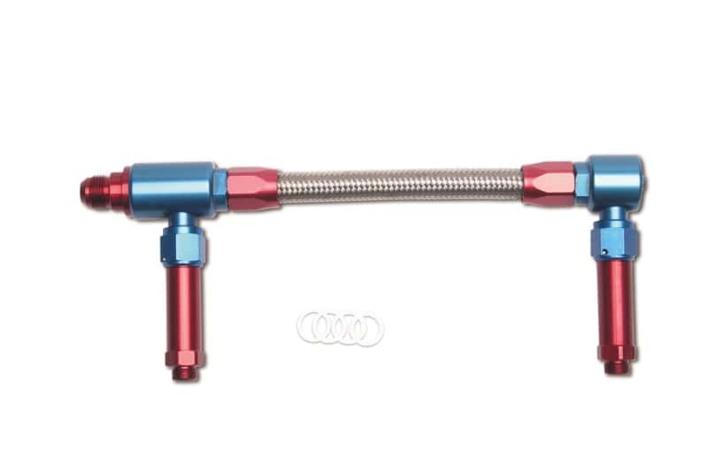 Russell — Russell Performance -8 AN to -8 AN ProFlex King Demon Carb Dual Inlet Carb Kit (Red/Blue)
Carburetor Fuel Line - view 1