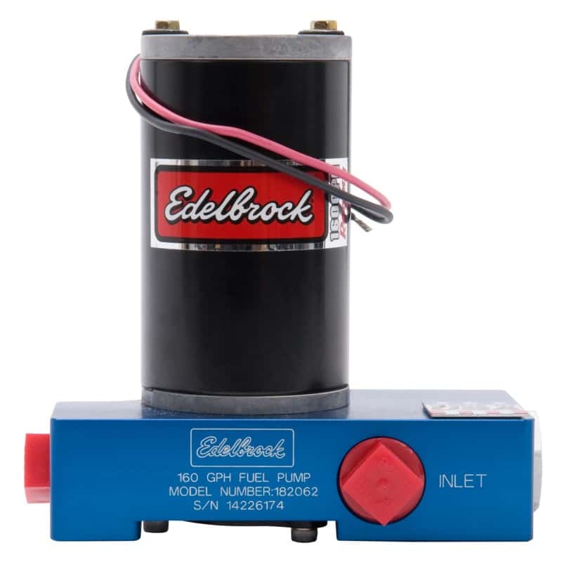 Edelbrock — Edelbrock Fuel Pump Electric Quiet-Flo Carbureted 160GPH 1/2In In 1/2In Out 160 GPH Blue
PUMPS - view 3