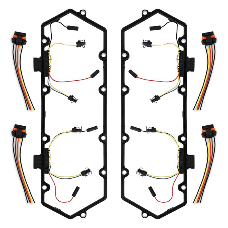 Mishimoto — Mishimoto 1994-1997 Ford 7.3L Powerstroke Glow Plug Harness & Gasket
Glow Plug Harness - view 1