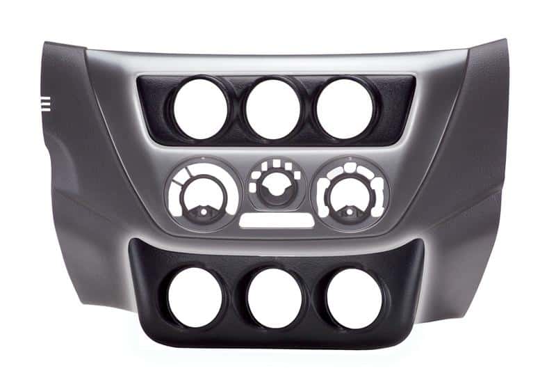 AutoMeter — Autometer 03-06 Evo 52mm Triple Lower Console Pod
2-1/16" TRIPLE LOWER - view 2