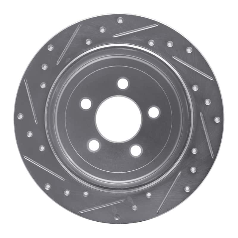 R1 Concepts — R1 07-12 Dodge Nitro Rear Right Drilled & Slotted Silver Brake Rotor
R1 Brake Rotor Drill - view 5
