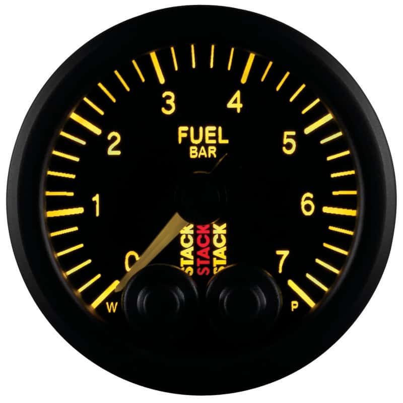 AutoMeter — Autometer Stack 52mm 0-7 Bar M10 Male Pro-Control Fuel Pressure Gauge - Black
Ga FuelP PC Blk 7Bar - view 10