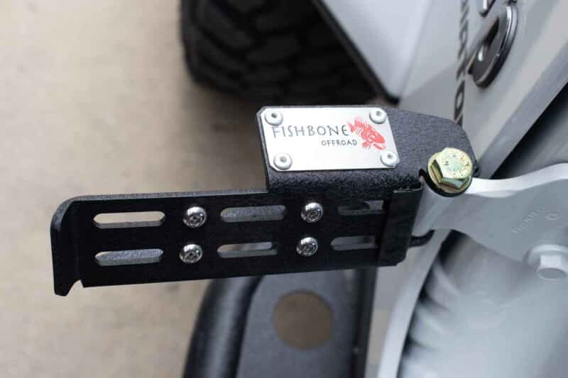 Fishbone Offroad — Fishbone Offroad 2007+ Jeep Wrangler/Gladiator Steel - Black Foot Peg Set - view 11
