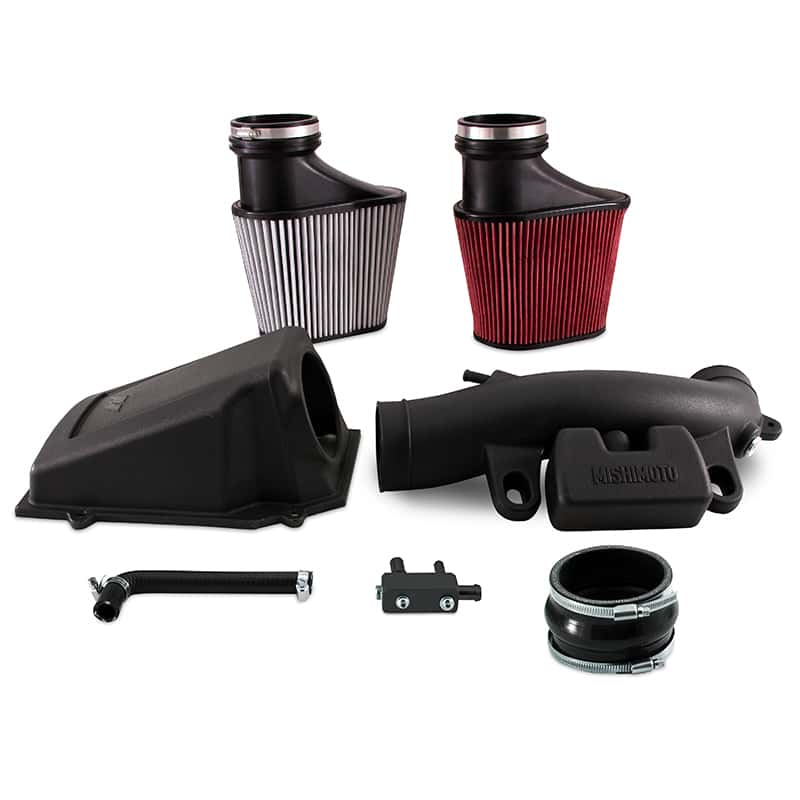 Mishimoto — Mishimoto 2018+ Jeep Wrangler JL 2.0T Air Intake w/ Dry Washable Filter
Performance Intake - view 1