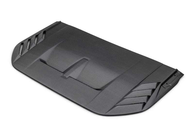 Ford Racing — Ford Racing 22-24 Ford Bronco Raptor Carbon Fiber Hood Vent - Matte Finish - view 1