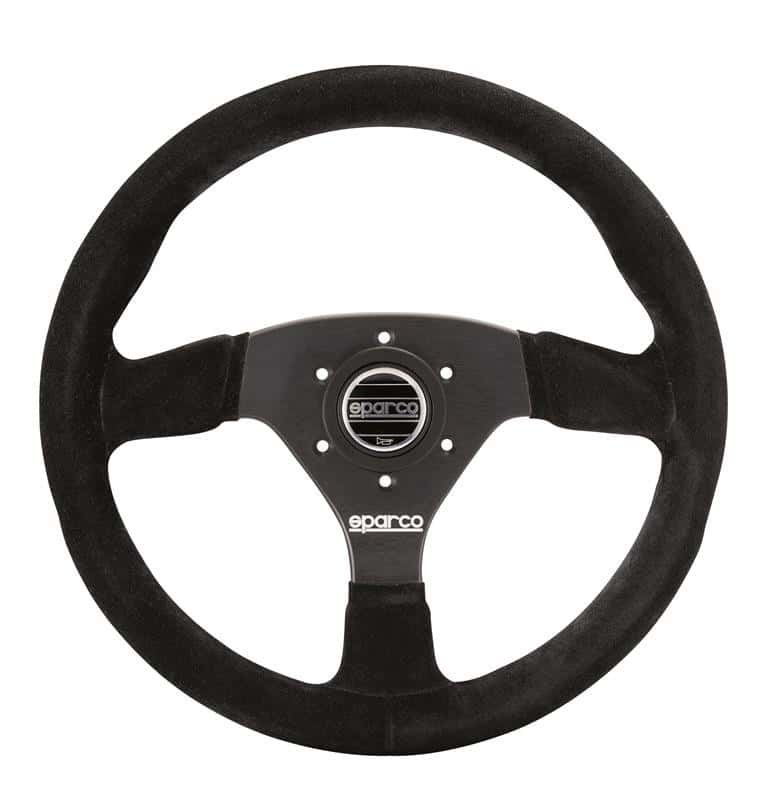 SPARCO — Sparco Steering Wheel 383 Suede Black - view 1