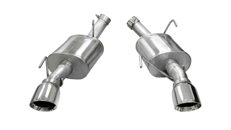 CORSA Performance — Corsa 2005-2010 Ford Mustang Shelby GT500 5.4L V8 Polished Xtreme Axle-Back Exhaust
Exhaust - view 2