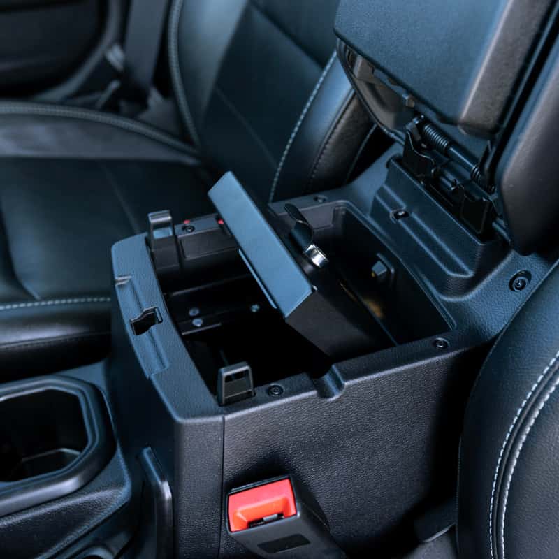 Tuffy Products — Tuffy Console Safe W/ Keyed Lock For Jeep Wrangler & Gladiator
Console Safe - view 4