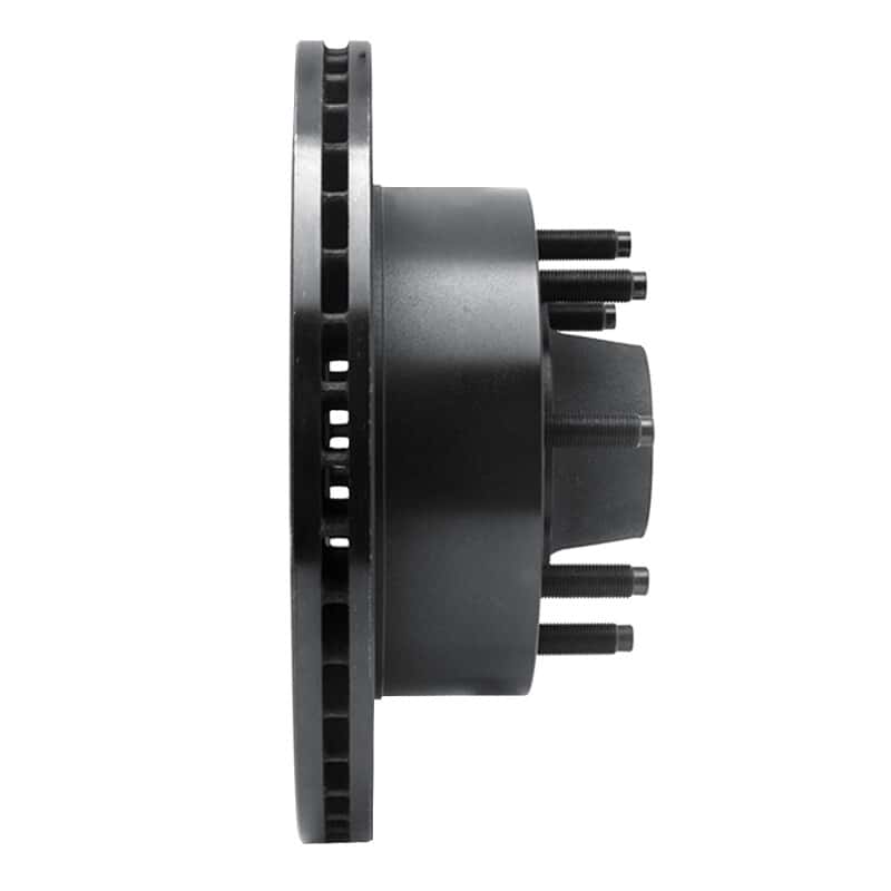 R1 Concepts — R1 95-04 Ford E-350 Econoline Front Right Drilled & Slotted Black Brake Rotor
R1 Brake Rotor Drill - view 3