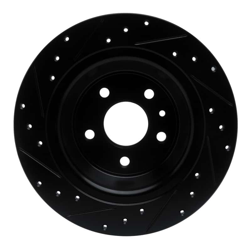 R1 Concepts — R1 13-20 Ford Fusion Rear Right Drilled & Slotted Black Brake Rotor
R1 Brake Rotor Drill - view 5