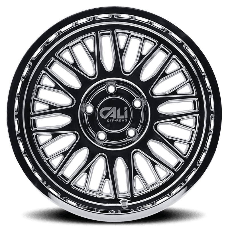 Cali Off-Road — Cali Off-Road 9116 Vertex 20x10 / 5x127 BP / -25mm Offset / 78.1mm Hub Chrome Wheel
9116 - view 2