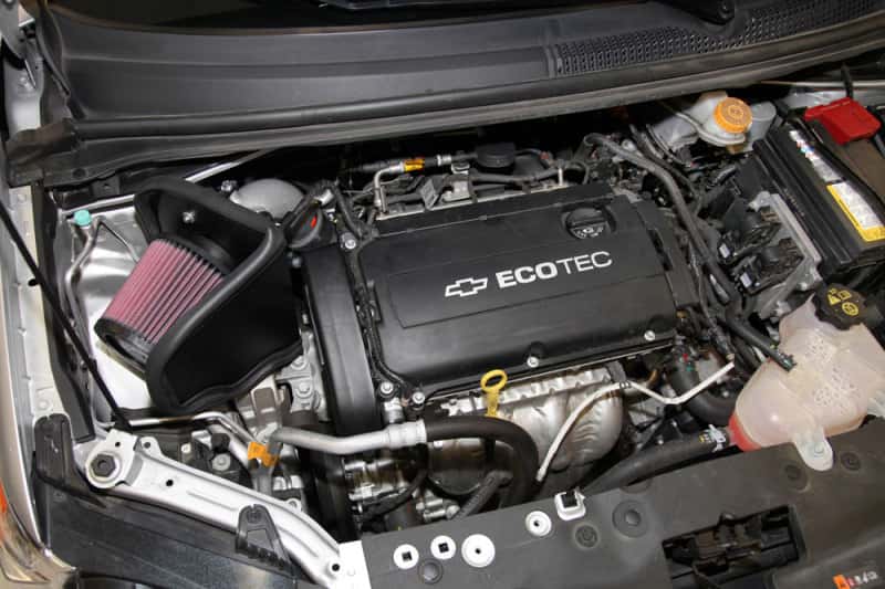 K&N Engineering — K&N 12 Chevy Sonic 1.8L Silver Typhoon Cold Air Intake
Performance Air Inta
Air Intake System - view 4