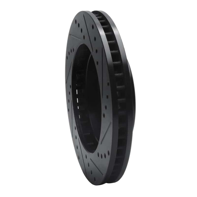 R1 Concepts — R1 97-05 Chevrolet Blazer Front Left Drilled & Slotted Black Brake Rotor
R1 Brake Rotor Drill - view 4