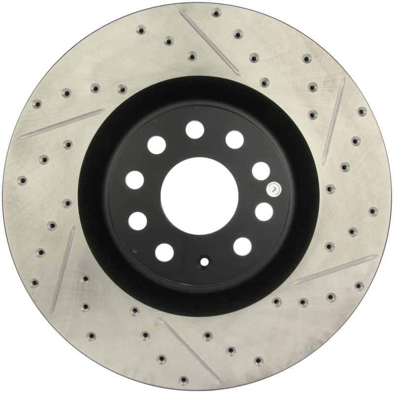Stoptech — StopTech 09 VW Passat CC / 06-09 Passat Slotted & Drilled Left Front Rotor
Disc Brake Rotor
Slot/Drill Rotor - view 1