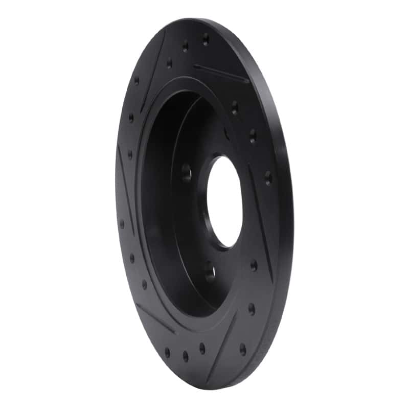 R1 Concepts — R1 01-19 Ford Fiesta (USA/Canada) Rear Right Drilled & Slotted Black Brake Rotor
R1 Brake Rotor Drill - view 4